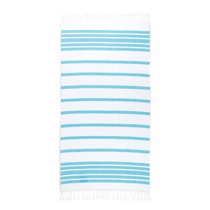 Beach towel in cotton (70% recycled) and polyester (30% recycled) (180 g/m²) - Egotier 99159