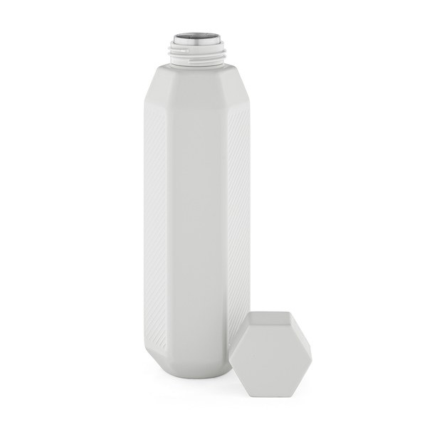 Hexagul Bottle rSS 530ml. Double wall and Leakproof. Hexagonal - Rupt ABT006