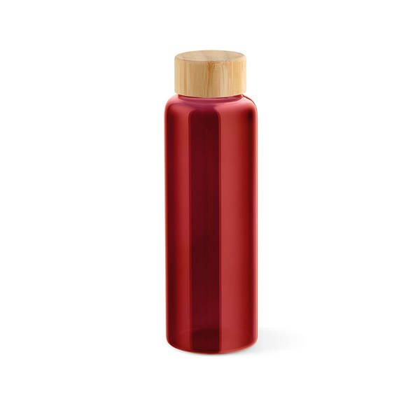 Indus Bottle Borosilicate Glass and Bamboo lid 510 ml. Leakproof - Aodaci ABT024