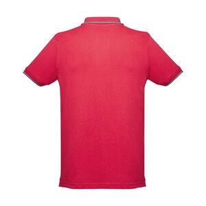 Men's Polo Shirt with contrast colour trim and buttons - Egotier 30137