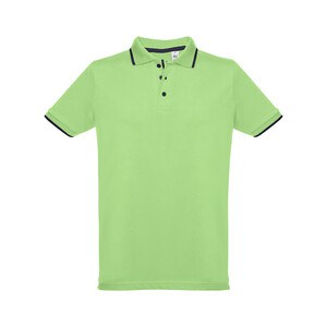 Men's Polo Shirt with contrast colour trim and buttons - Egotier 30137