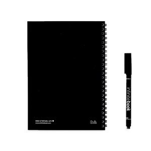 A5 Infinitebook with flexible cover and 15 plain whiteboard pages - InfiniteBook 33200