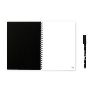 A5 Infinitebook with flexible cover and 15 plain whiteboard pages - InfiniteBook 33200