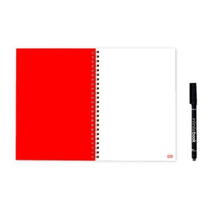 A5 Infinitebook with flexible cover and 15 plain whiteboard pages - InfiniteBook 33200