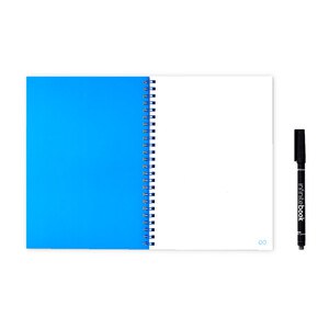 A5 Infinitebook with flexible cover and 15 plain whiteboard pages - InfiniteBook 33200