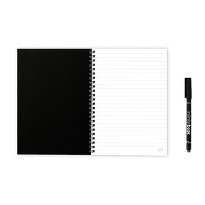 A5 Infinitebook with flexible cover and 15 lined whiteboard pages - InfiniteBook 33201