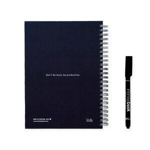 Set includes an A5"infinite Diary", cleaning kit, marker and marker holder - InfiniteBook 33202