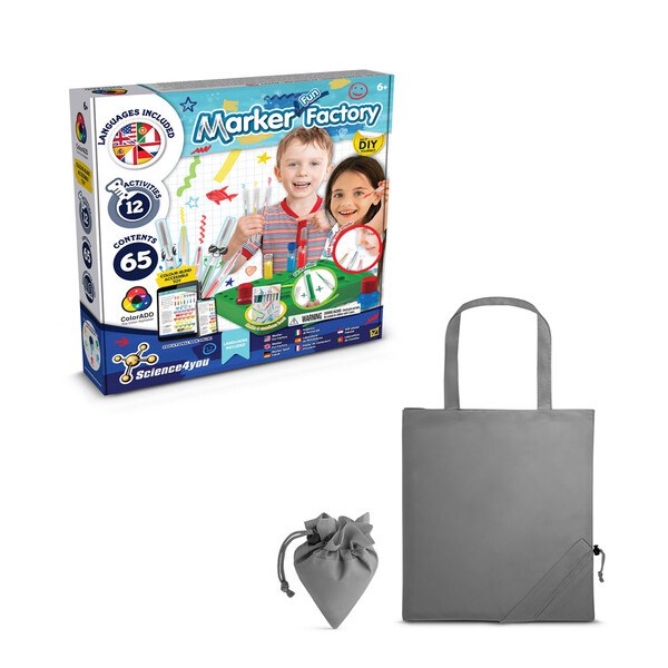 Educational kit supplied with a 190T folding gift bag - Science4You 35809