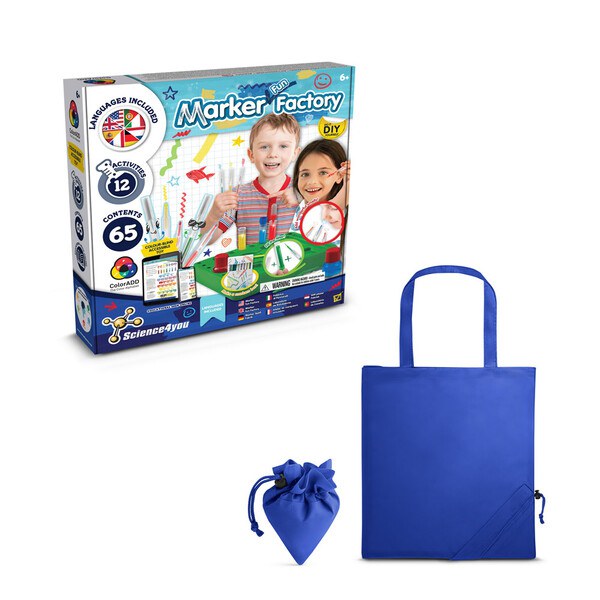 Educational kit supplied with a 190T folding gift bag - Science4You 35809