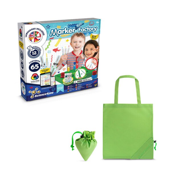 Educational kit supplied with a 190T folding gift bag - Science4You 35809