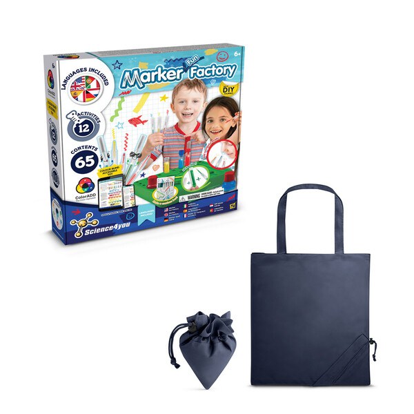 Educational kit supplied with a 190T folding gift bag - Science4You 35809