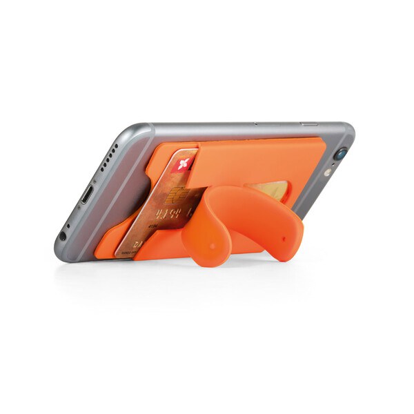 Silicone card holder and smartphone holder - Egotier 93321