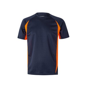 Velilla 36034 - Two-tone bird-eye technical t-shirt (160g/m²), in polyester (100%)