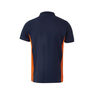 Velilla 36039 - Two-tone piqué polo shirt (180g/m²), short sleeve, in cotton (60%) and polyester (40%)