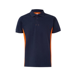 Velilla 36039 - Two-tone piqué polo shirt (180g/m²), short sleeve, in cotton (60%) and polyester (40%)