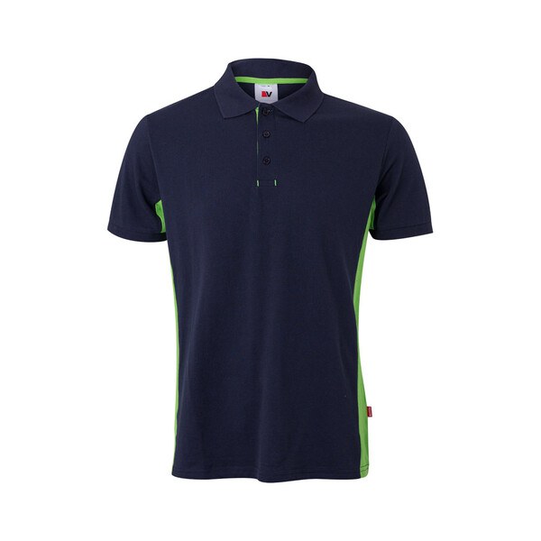 Velilla 36039 - Two-tone piqué polo shirt (180g/m²), short sleeve, in cotton (60%) and polyester (40%)