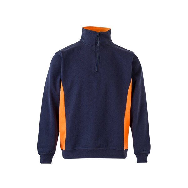 Velilla 36044 - Two-tone terry sweatshirt (260g/m²), in polyester (65%) and cotton (35%)