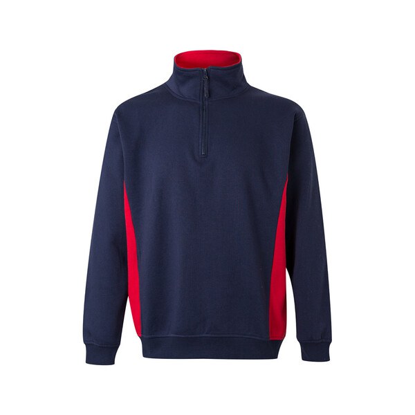 Velilla 36044 - Two-tone terry sweatshirt (260g/m²), in polyester (65%) and cotton (35%)