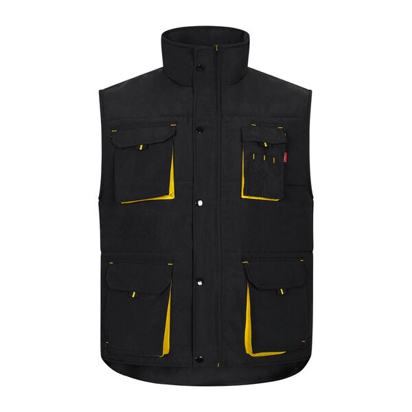 Velilla 36082 - Padded vest, two-tone, multi-pocket (120g/m²), in polyester (100%)