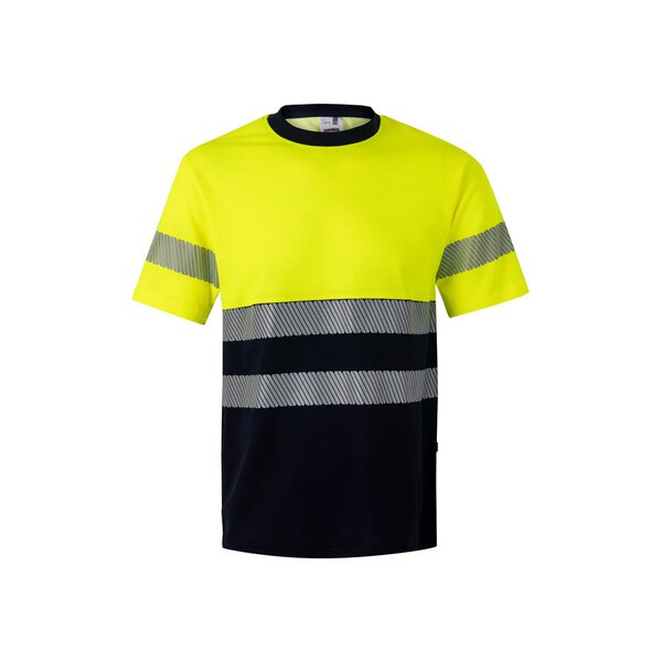 Velilla 36096 - Two-tone piqué T-shirt (150g/m²), in cotton (55%) and polyester (45%)