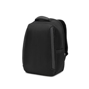 Anti-theft backpack, in twill with water-repellent coating and high-density 600D recycled polyester, for 17'3" laptop - Egotier 92393