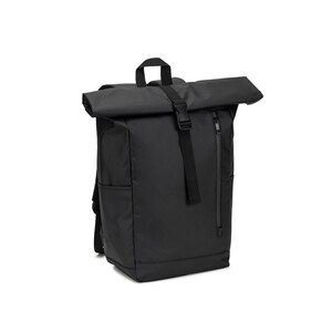Roll top backpack with a zip system design that allows the top to be rolled up to fit the volume of the backpack - Egotier 92571