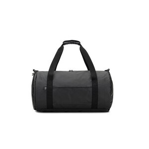 Cylindrical sports bag in high-density 600D recycled polyester with side compartment for shoes - Egotier 92573