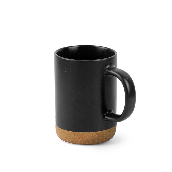 Ceramic mug with cork base 370 mL - Egotier 94371