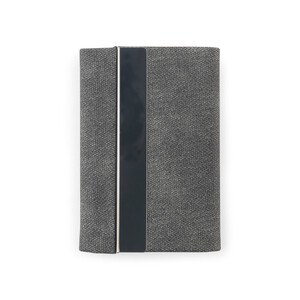 Set consisting of a card holder and a key holder, both made of metal and recycled polyester (30% rPET) - Egotier 95100