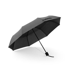 21" umbrella in recycled polyester (100% rPET) pongee 190T, foldable in 3 sections - Egotier 99164