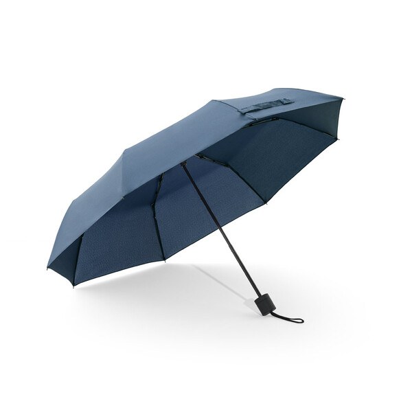 21" umbrella in recycled polyester (100% rPET) pongee 190T, foldable in 3 sections - Egotier 99164