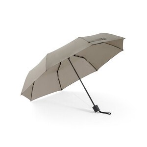 21" umbrella in recycled polyester (100% rPET) pongee 190T, foldable in 3 sections - Egotier 99164