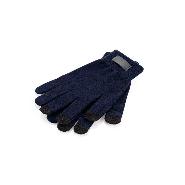 Gloves made from recycled polyester (100% rPET), with touch tips - Egotier 99165
