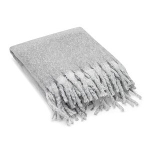 Blanket in recycled polyester (100% rPET) (300 g/m²), with a mohair feel - Egotier 99166