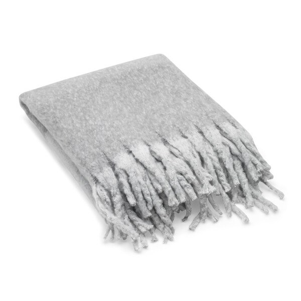 Blanket in recycled polyester (100% rPET) (300 g/m²), with a mohair feel - Egotier 99166