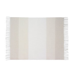 Blanket in recycled polyester (100% rPET) (300 g/m²), with a mohair feel - Egotier 99166