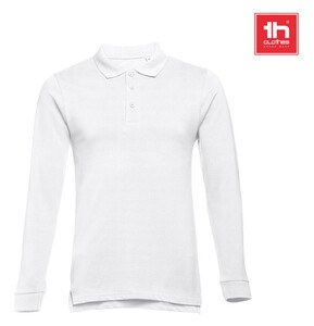 TH Clothes 30142 - Men's long sleeve polo shirt