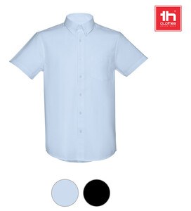 TH Clothes 30157 - Men's short-sleeved oxford shirt