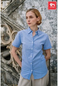 TH Clothes 30158 - Women's long-sleeved oxford shirt