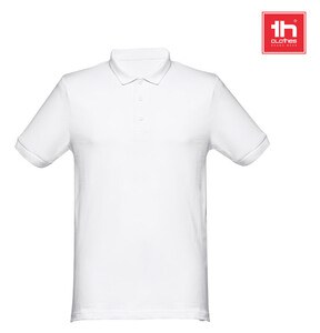 TH Clothes 30187 - Men's short-sleeved piqué polo shirt in 100% cotton