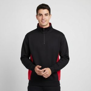 Velilla 36044 - Two-tone terry sweatshirt (260g/m²), in polyester (65%) and cotton (35%)
