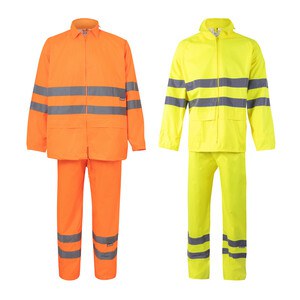 Velilla 36077 - Rain suit (130g/m²), in polyester (100%) with PU coating