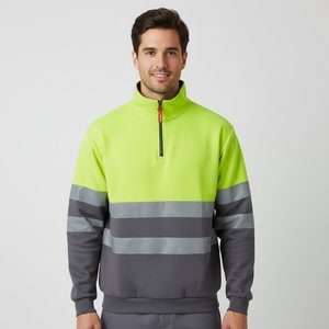 Velilla 36149 - Two-tone sweatshirt (300g/m²) in polyester fleece (100%)