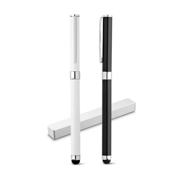 Stainless steel roller ball with touch tip