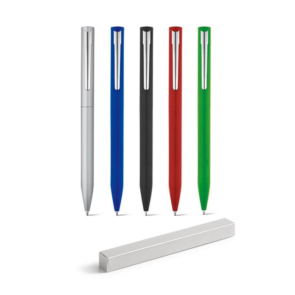 Twist action aluminium ball pen - Egotier 81000