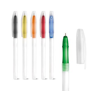 PP ball pen with coloured nose cone - Egotier 81136