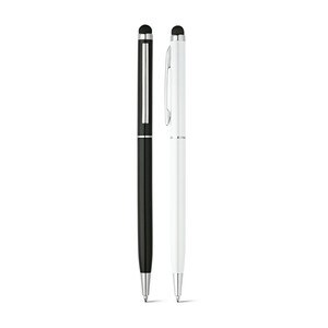 Ball pen with touch tip in aluminium - Egotier 81158