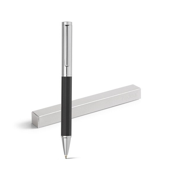 Metal ball pen with twist mechanism and clip