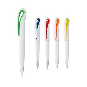 Ball pen with twist mechanism and clip - Egotier 91396