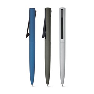 Aluminium and ABS ball pen with clip - Egotier 91495